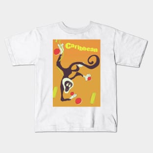 Caribbean Monkey Kids T-Shirt